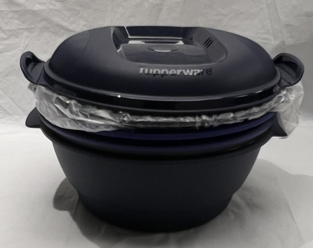 *Tupperware Smart Multi-Cooker Blue Large for Microwave OPEN BOX