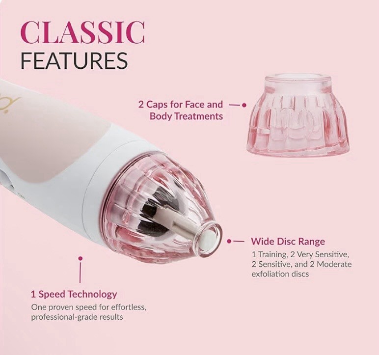 PMD Personal Microderm Classic Pink Exfoliation Device Open Box Tested