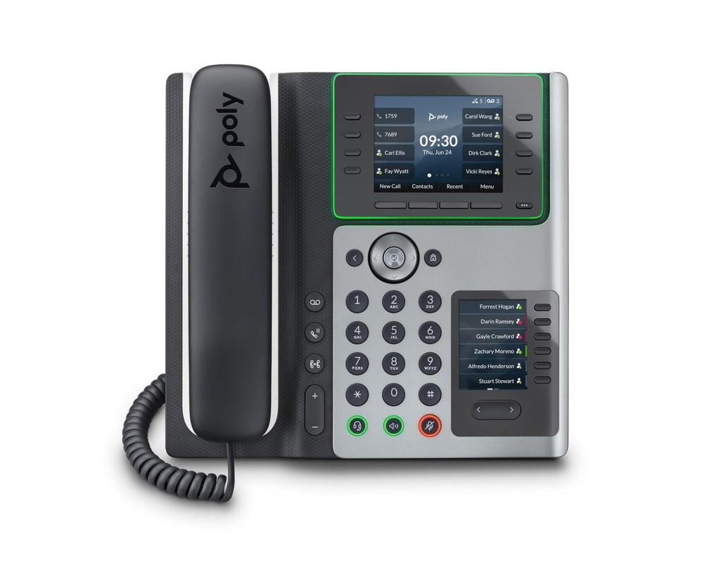 HP Poly Edge E450 IP Phone And Poe-Enabled