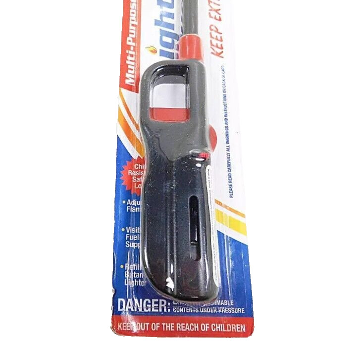 Refillable Butane Lighter for Charcoal, Grill, Multi-Purpose (5 PACK)