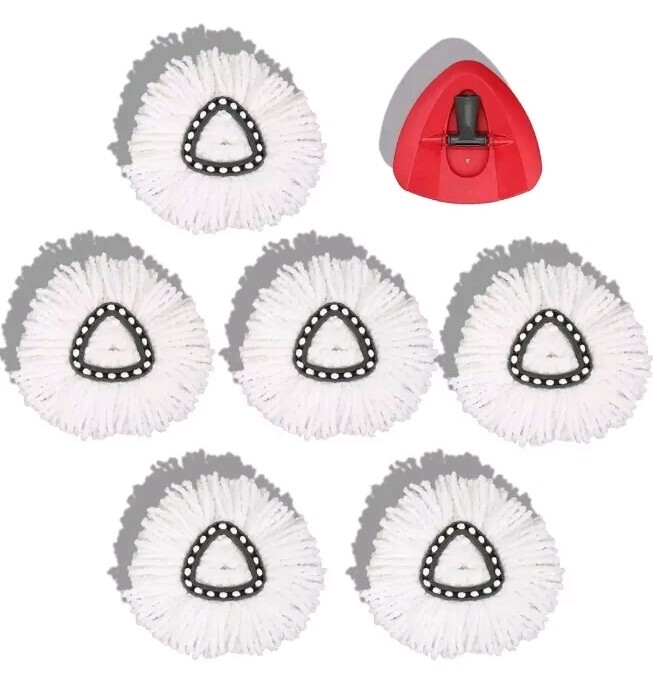 For O-Cedar Spin Mop Replacement Microfiber Mop Head Easy Clean Wring Refill