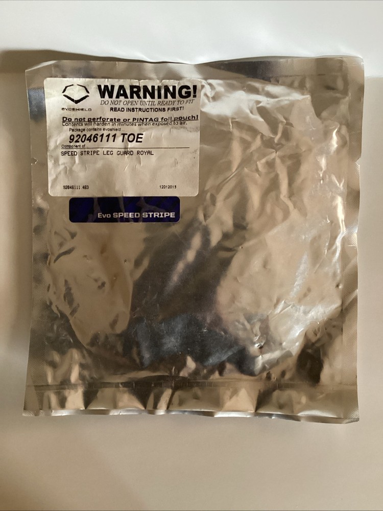 EvoShield TOE Replacement Speed Stripe Leg Guard Royal Blue New Sealed Free Ship