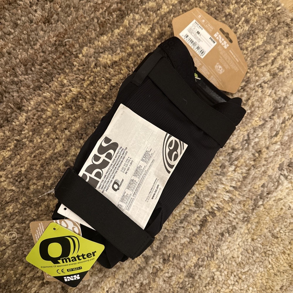 iXS Hack Race Knee Guard Black XL
