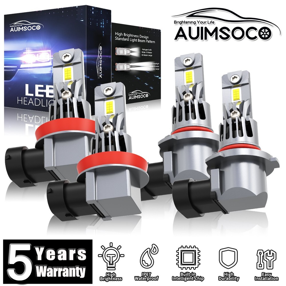 For Chevrolet Suburban 2015-2021 LED Headlight Conversion Kit Bulbs Hi&Lo Beam