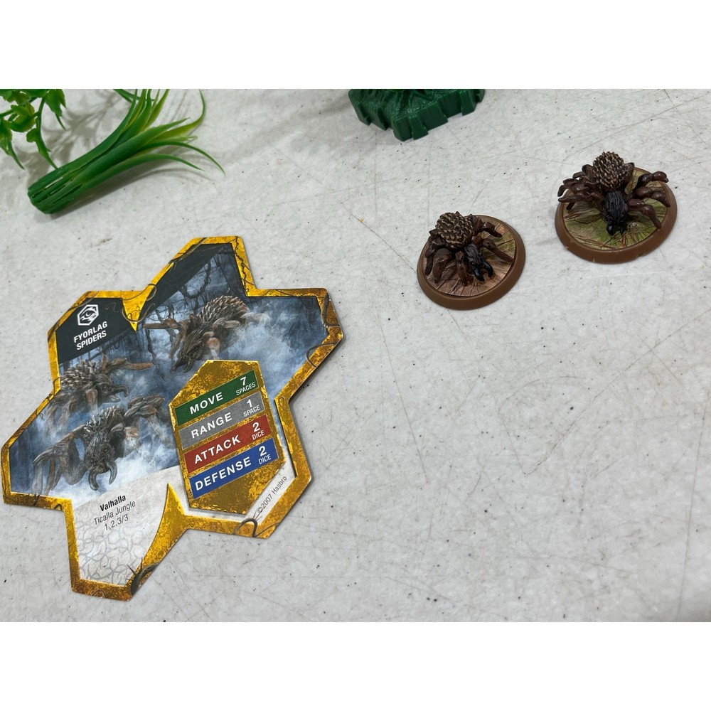 HeroScape Spider Ticalla Jungle Tree Bush Lot