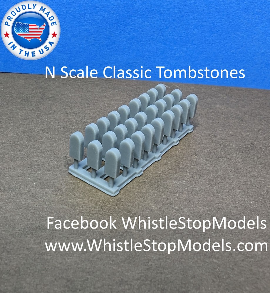 27 N Scale Classic Tombstone N1004