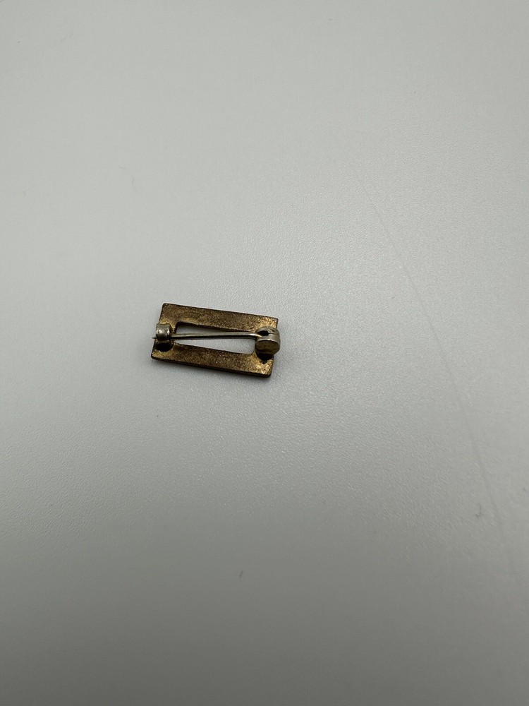 Antique Military Blue Enamel Pin