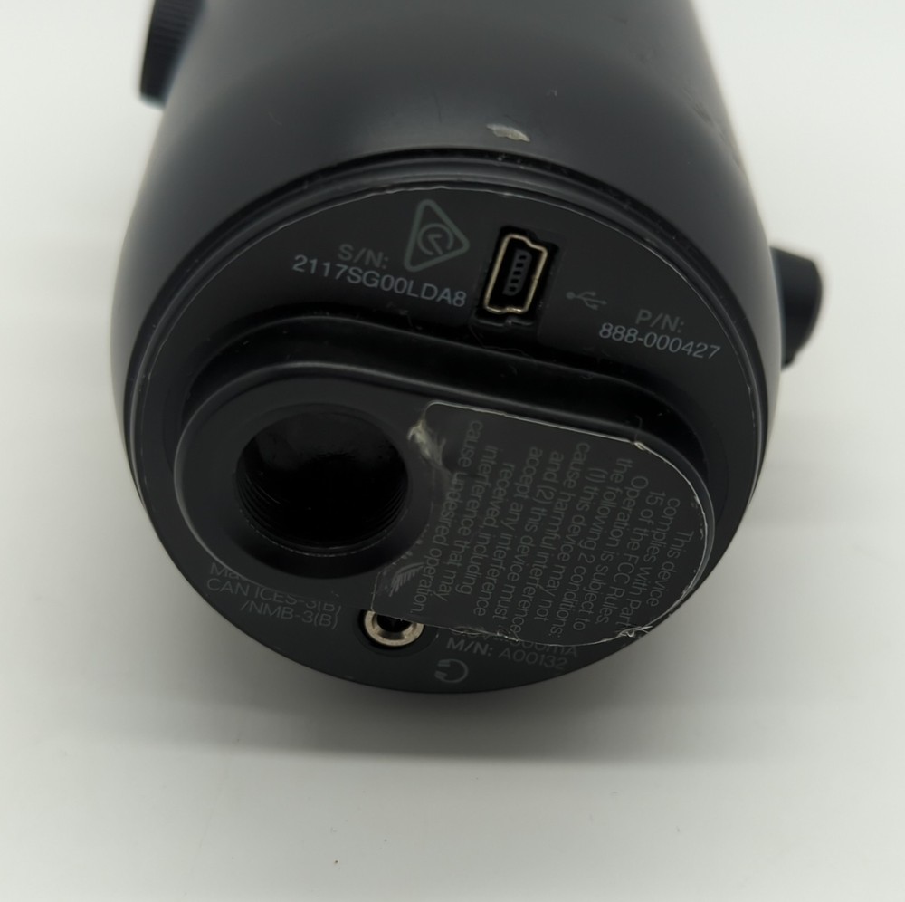 Blue Yeti USB Condenser Microphone Black, Mute Switch, Volume/Gain Control