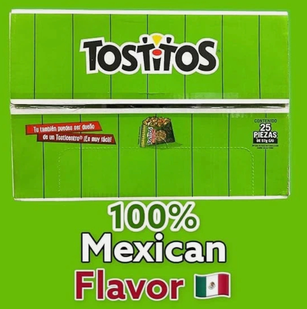 Sabritas Tostitos Salsa Verde - 25 Pack Authentic Mexican Chips
