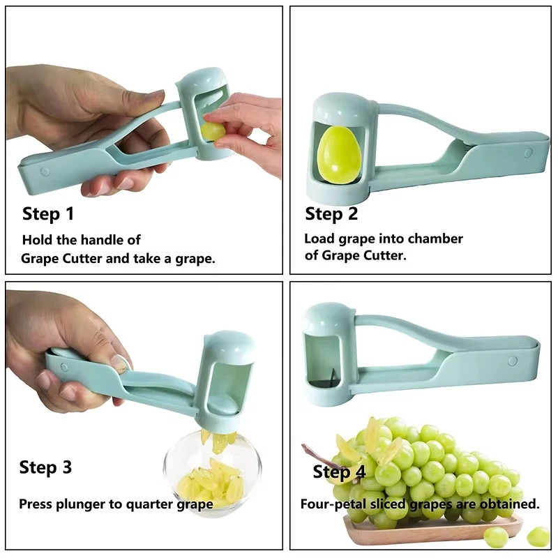 Tomato Slicer Cutter Grape Tools Cherry Fruit Salad Splitter Artifact New