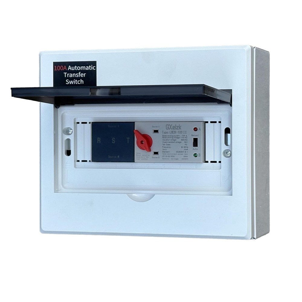Automatic Generator Transfer Switch 100A 3P 4-Wire 120/240V Automatic/Manual ...