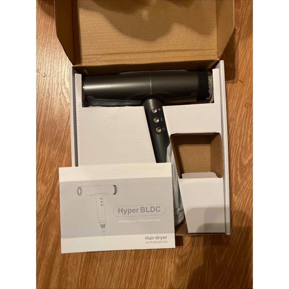 1450W Professional Ionic Hair Dryer with Diffuser High Speed Brushless Motor