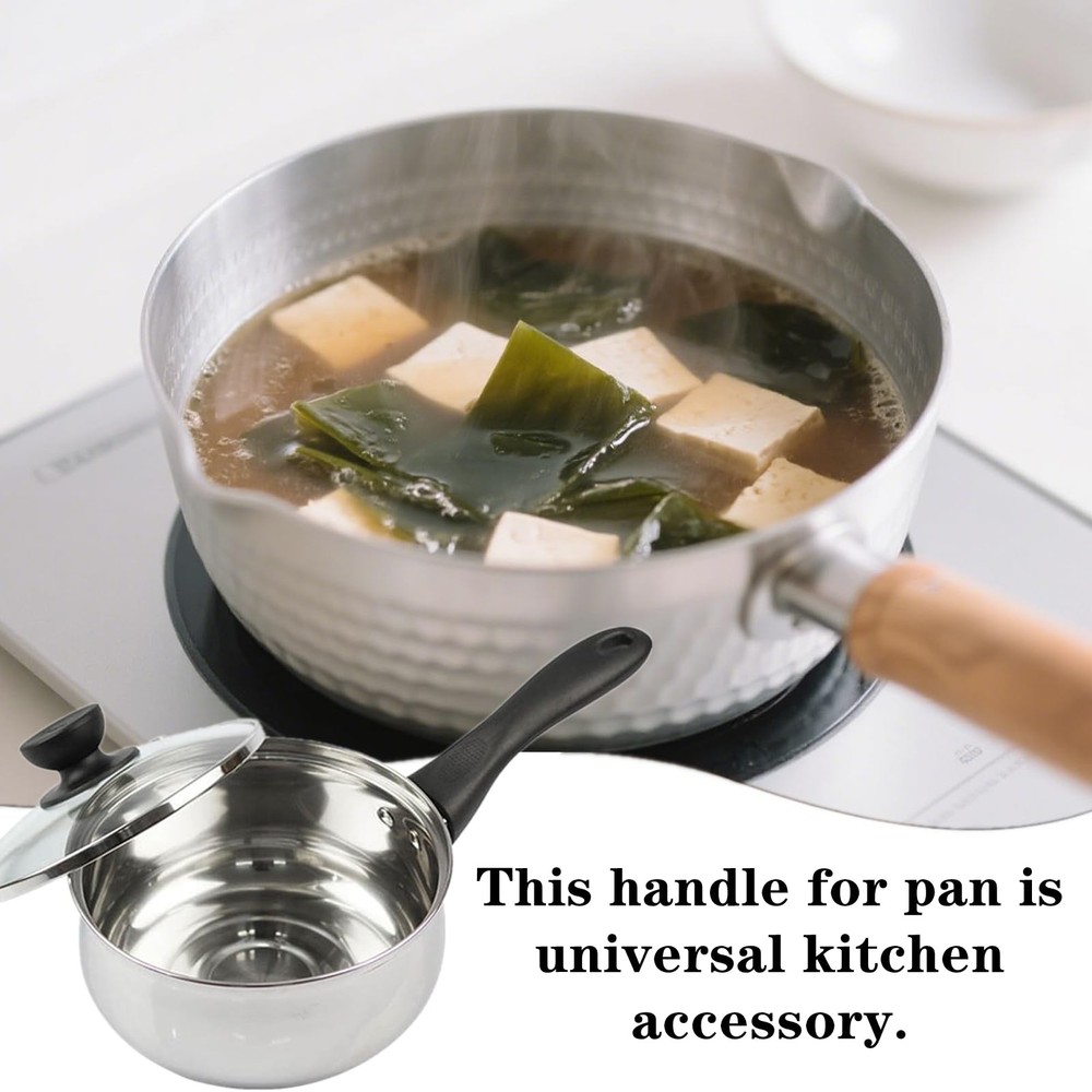 Majhoxka 2 Pcs Pot Handle - Scald-Proof Long Replacement Grip, Removable with...