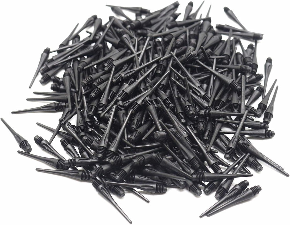2BA Thread Plastic Tip Dart Points 300 Pack Soft Dart Tips Replacement Dart Acce