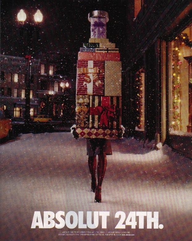10 DIFFERENT ABSOLUT VODKA MAGAZINE ADS $30 - LOT #2
