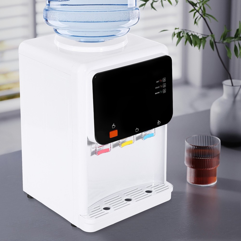 Top Loading Countertop Water Dispenser Hot Cold Water Cooler Drinking Machine