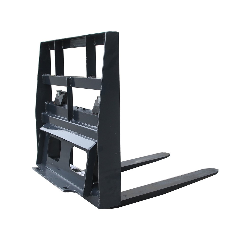 42" Mini Skid Steer Pallet Forks 2500 lbs Quick Attachment Frame