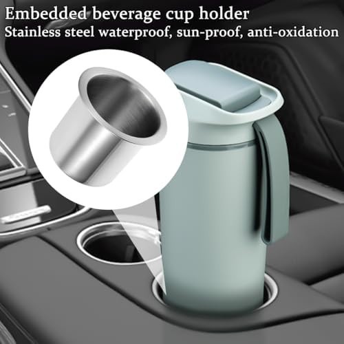 2PCS Stainless Steel Universal Cup Drink Holder – Replacement Insert for Boats,
