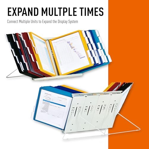 Durable Instaview20 Pocket Expandable 10 Double-Sided Panels, Assorted