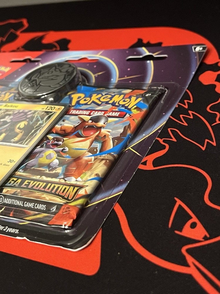 Pokémon PHANTASMAL FLAMES & MEGA EVOLUTION 2-Pack Blister - RAIKOU promo SEALED!