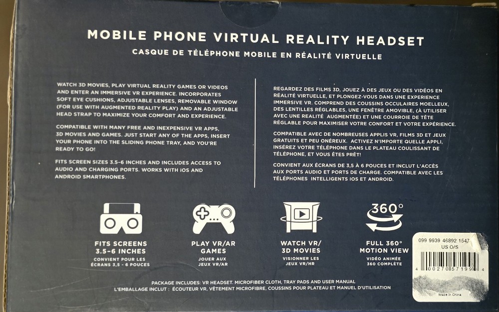 American Eagle Outfitters Mobile Phone Virtual Reality Headset VR