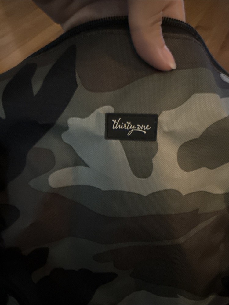 Thirty One Rec Duffle Bag Camo Embroidered