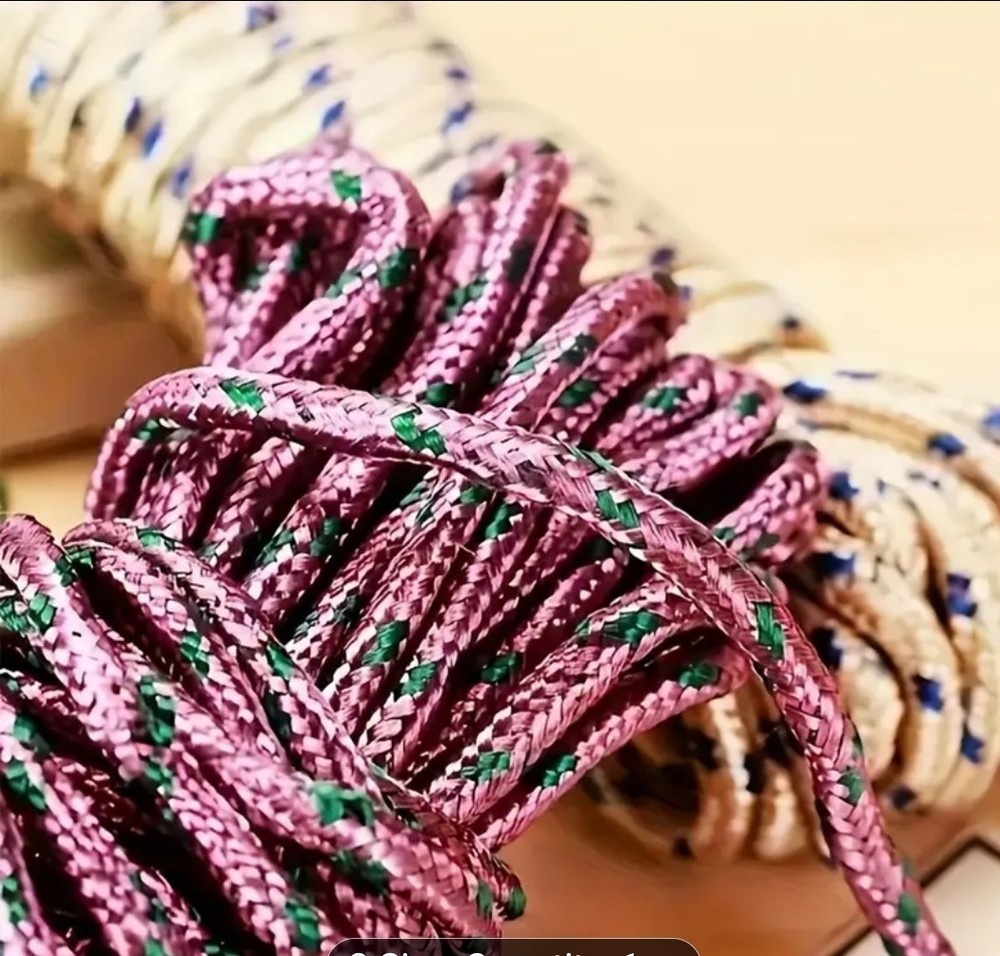 2pc Multifunctional Nylon Rope Non-slip And Windproof Rope 32ft