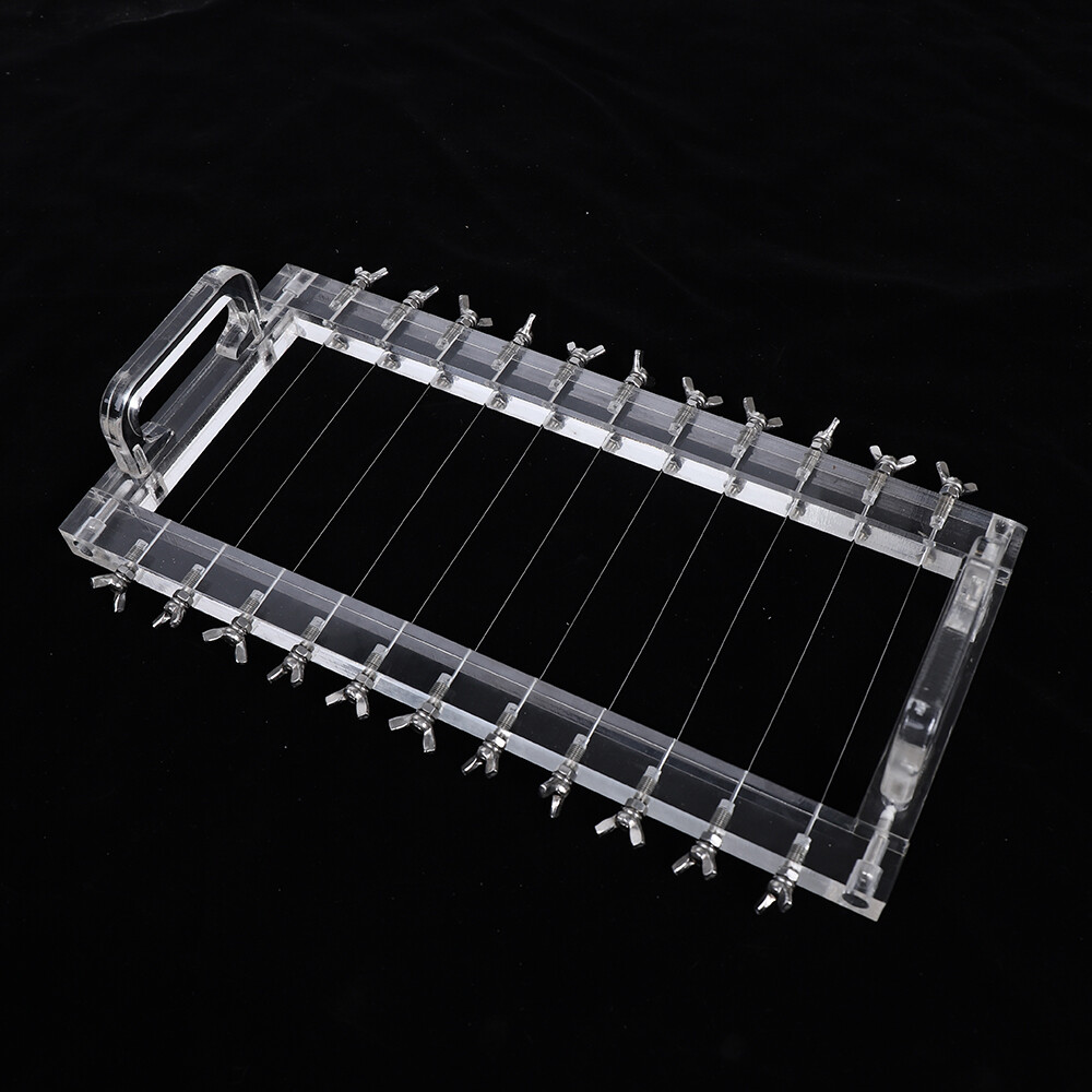 Acrylic Soap Cutter Set with Ergonomic Handle for Easy Soap Making
