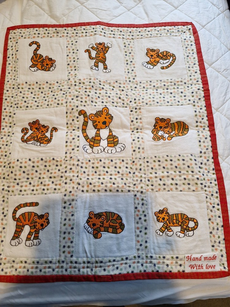 Embroidered blanket with unique design.  A real one off purchase.