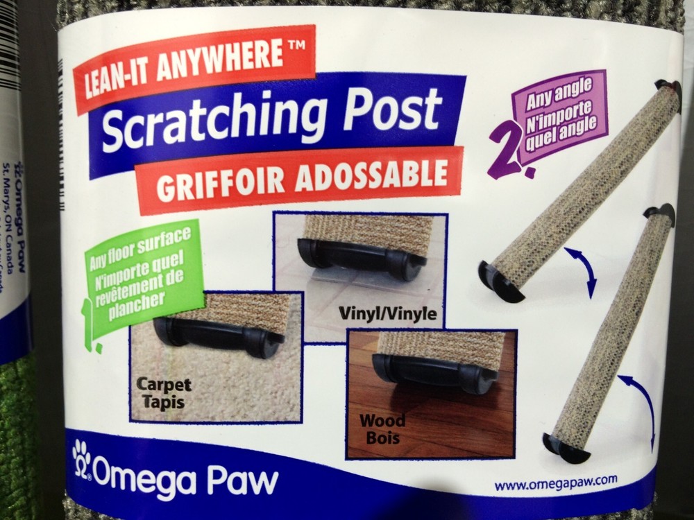 4 OMEGA PAW LEAN IT ANYWHERE SCRATCHING POST EACH