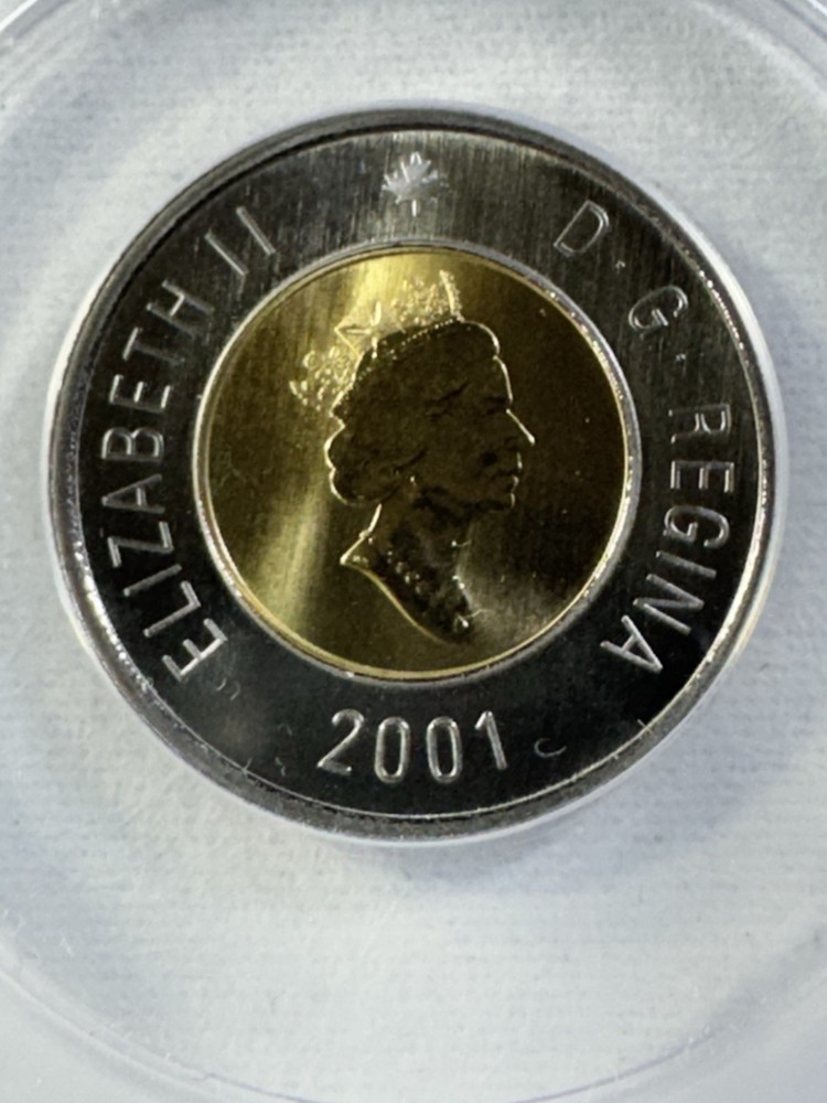 2001 Canada $2 Toonie Graded MS 68 by ANACS