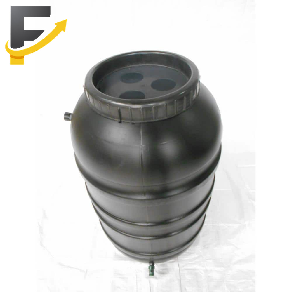 55 Gal. Black Rain Barrel