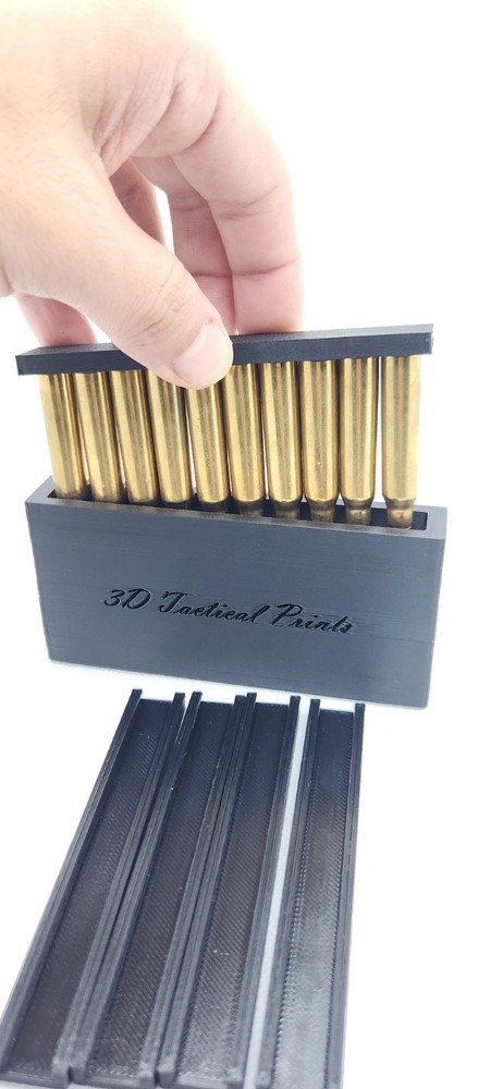 5.56/.223 Stripper Clip Loader Blocks (2 Pack) + 6 Clips - Rapid Magazine Loader