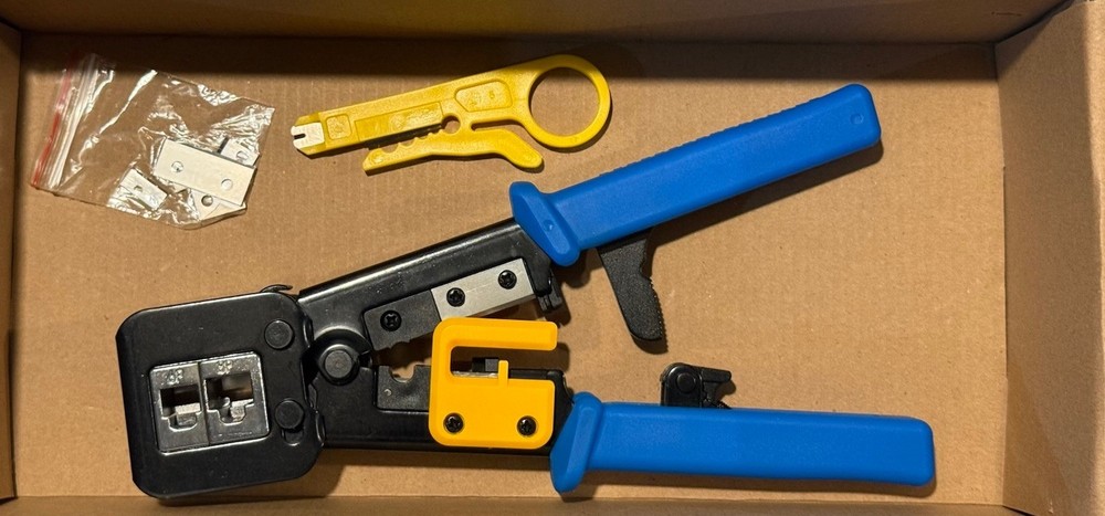 Gaobige RJ45 Pass Through Crimp Tool Kit