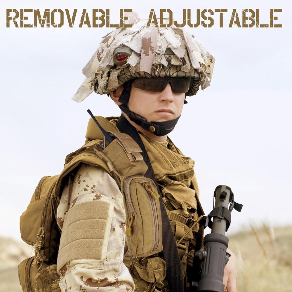 Tactical Molle Accessories Pouch for Backpack Strap, Strap Khaki