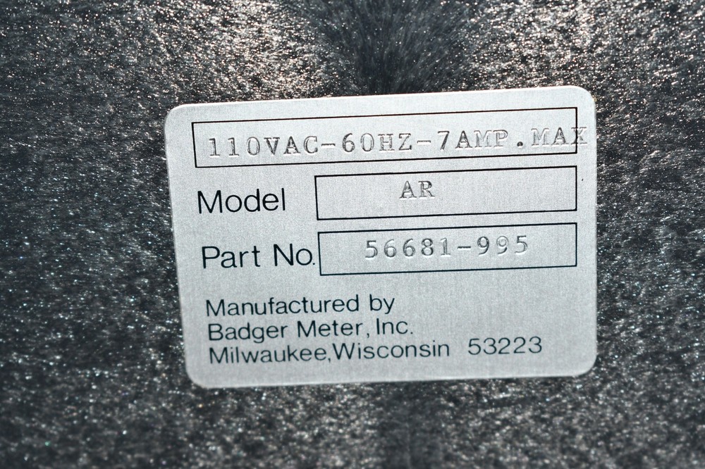 NEW Badger Meter AR 56681-995 Annular Flow Meter
