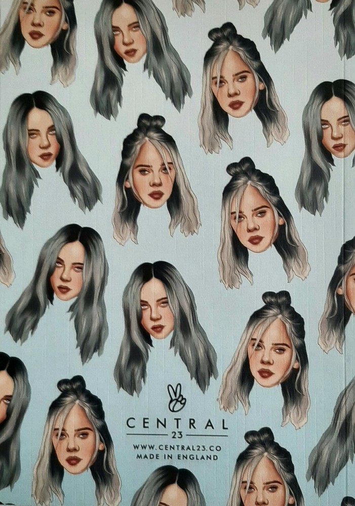 BILLIE EILISH Lined Notebook Central 23 JOURNAL 8"x6" Notes Gift England