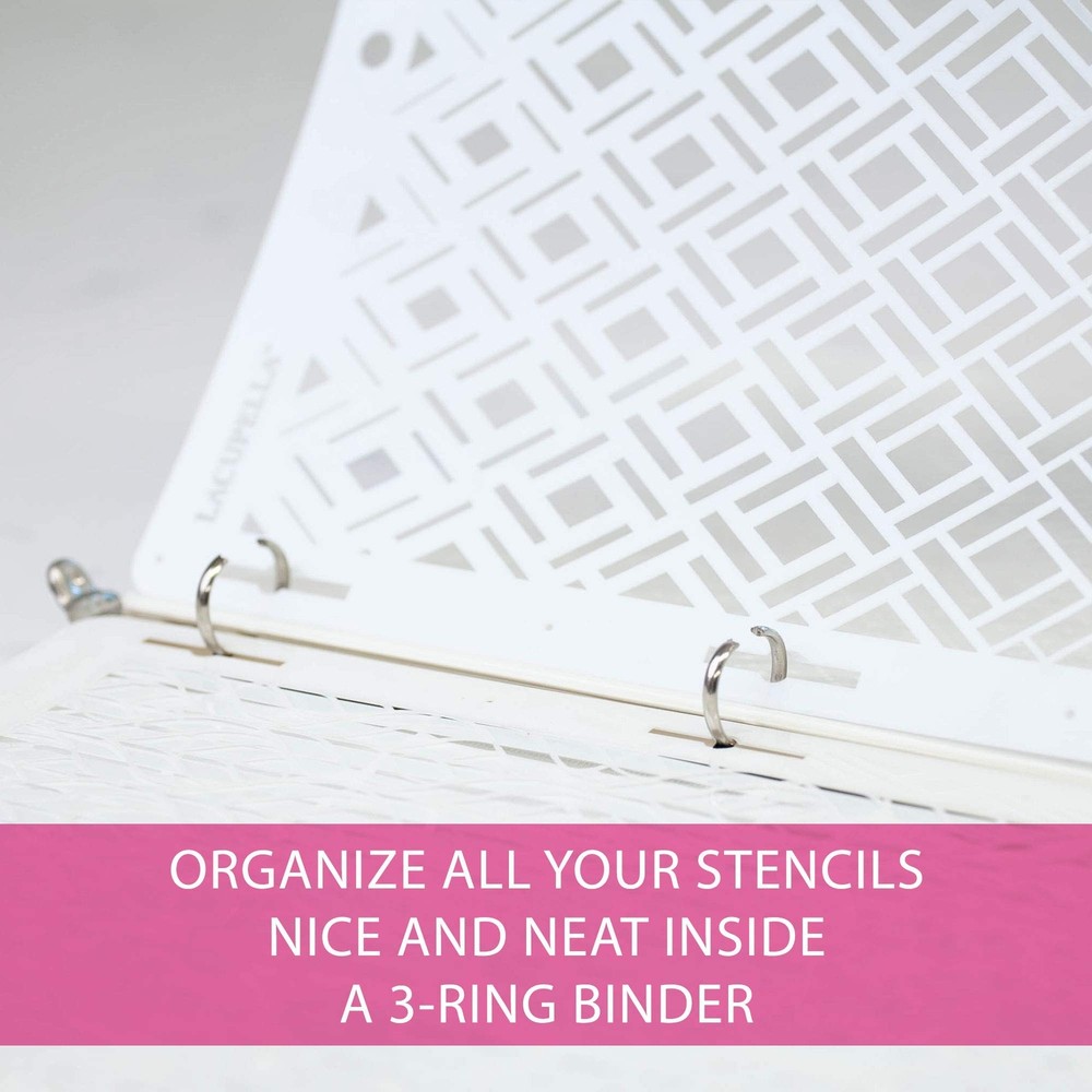 Large Cake Decorating Stencil ENIC Art Deco Pattern