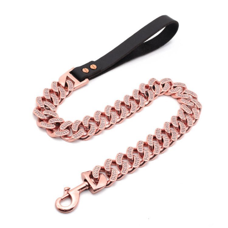 DIAMOND MOET DOG LEASH
