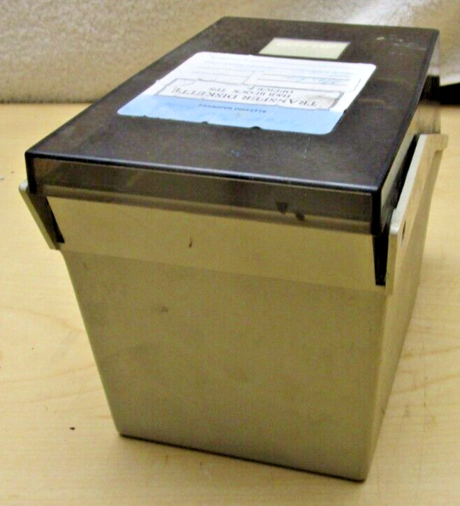 Vintage ALLSOP 3.5 Floppy Disk Software Storage Box Case