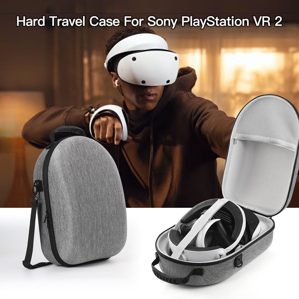Storage Bag Carrying Case for SONY PS VR 2 Headset Controller Accessories Travel