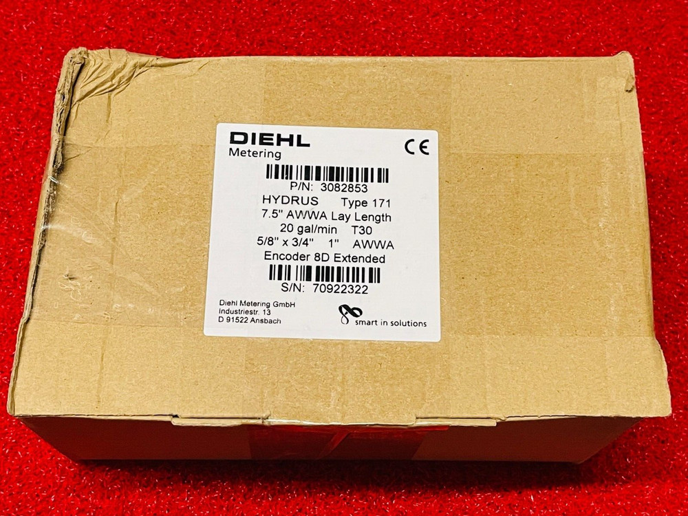 Diehl Metering 3082853 Hydrus Ultrasonic Meter Type 171