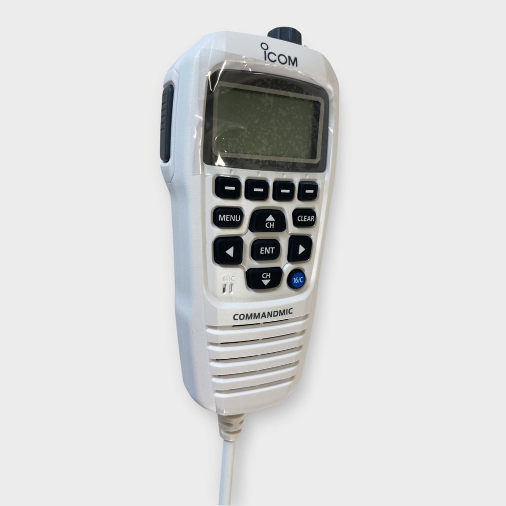 Icom HM-195GW Commandmic (White) Second Station Handset - USED - Tested