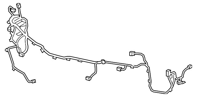 Genuine GM Front Object Alarm Sensor Wiring Harness 84718212