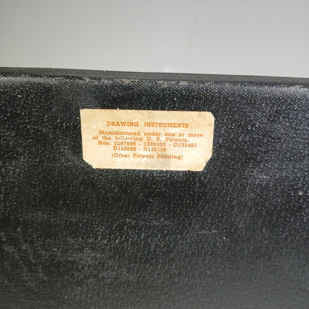 Drafting Set Vemco Red Dot A. Owen Holliday Co. No. D110 Pasadena Complete