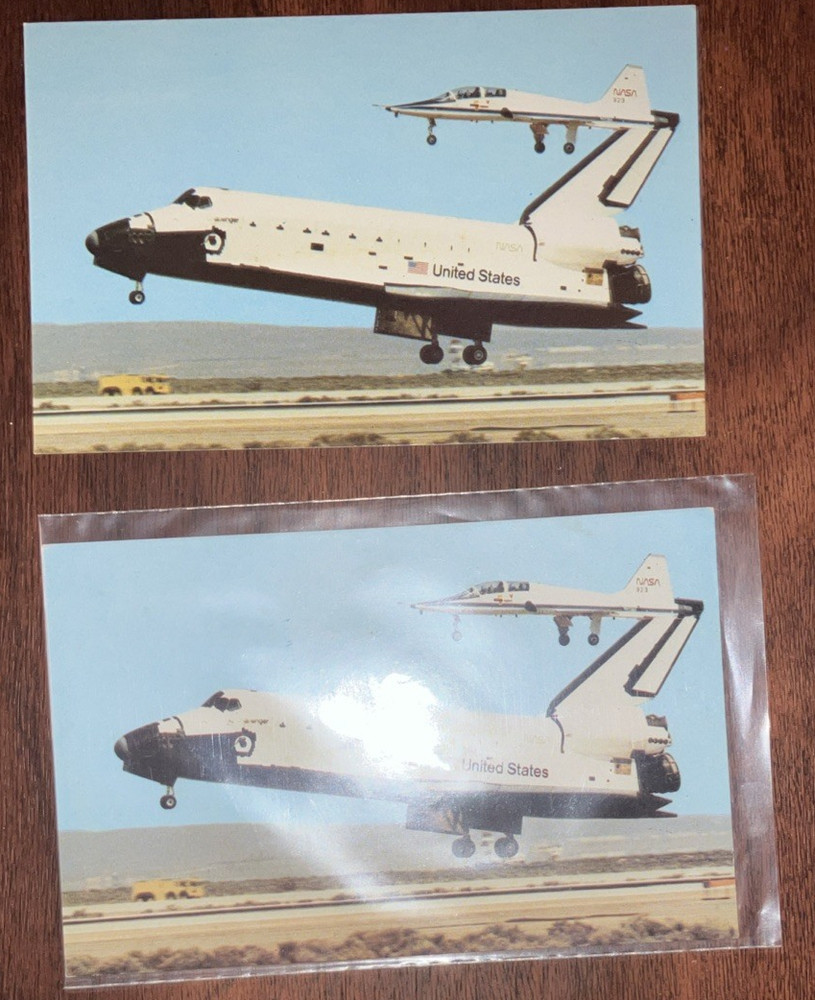 8 NASA COLLECTORS CHALLENGER SPACE SHUTTLE POSTCARDs