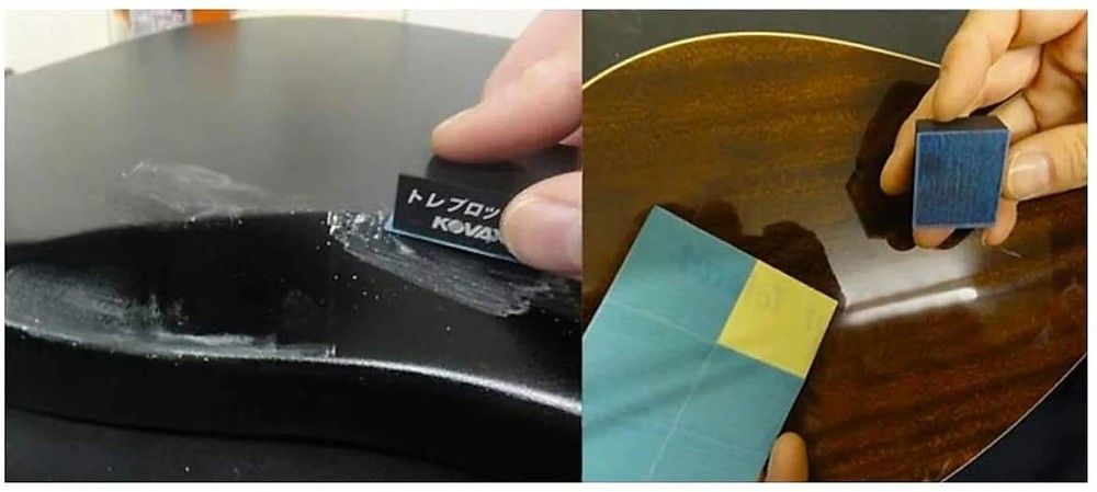 Kovax Curved Rubber Sanding Blocks - Set of 2