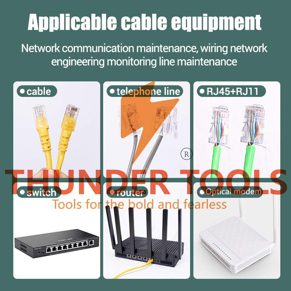 Thunder Tools ANENG M469D Network Cable Tester Pairing Instrument for RJ11