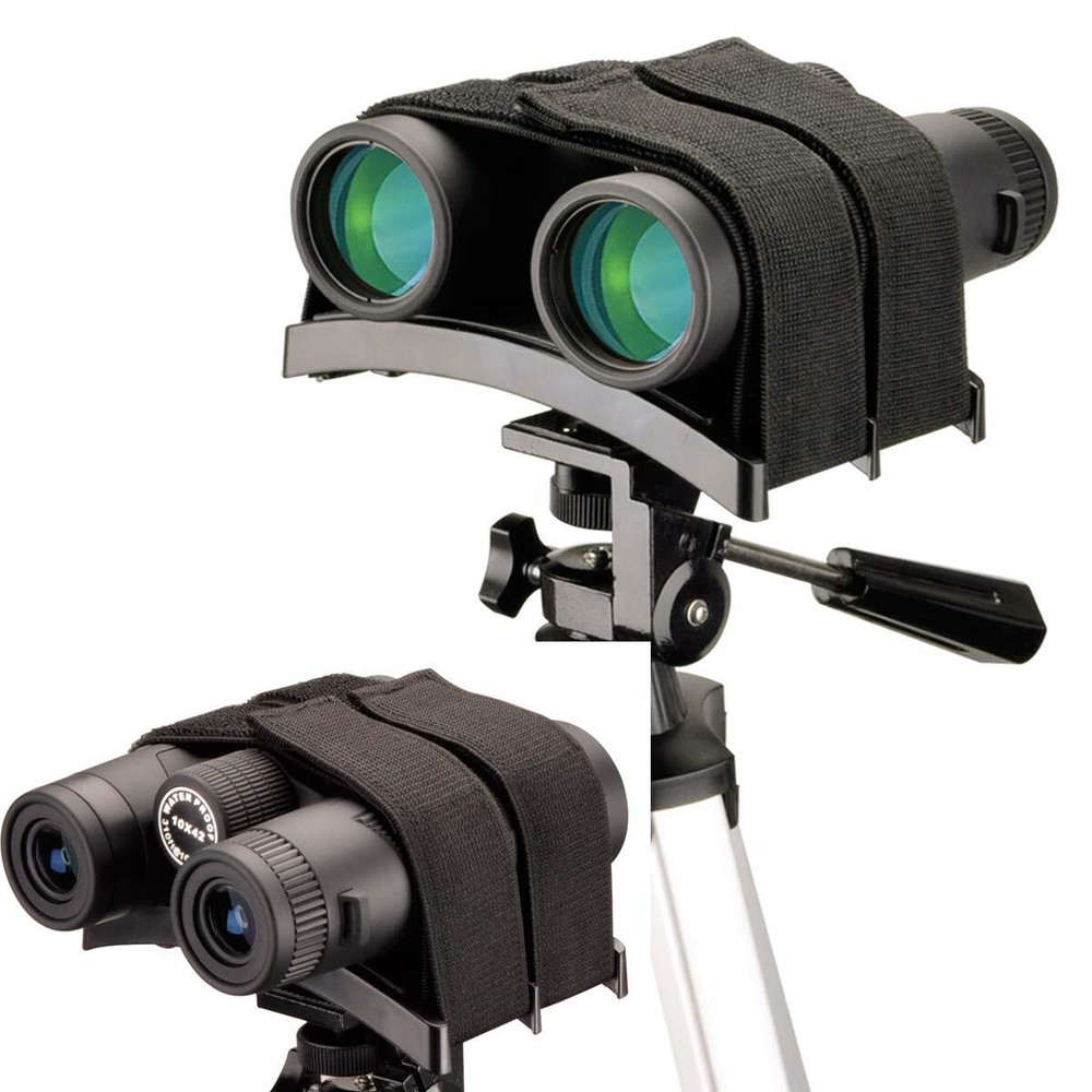 Universal Binocular Tripod Mount Stabilite Adapter 1/4-20 Binocular Rest