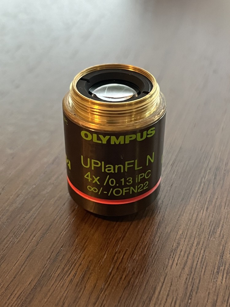 Olympus Microscope Objective UPlanFl N 4x iPC Phase Contrast